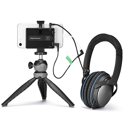 FULAIM 4-CHAN UHF Wireless Lavalier Microphone System w/Real-time Audio Monitor for iPhone Android Smartphones DSLR Camera, Professional Video Recording Mic System for Interview Youtube Vlog (MX10) - Thumbnail 2