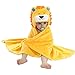 ZoopurrPets Baby Boys' or Baby Girls' Hooded Animal Blanket; Super Soft, Huggable Plush Hoodie Blanket (King of Jungle, Lion)