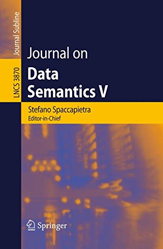 Journal on Data Semantics V (Lecture Notes in Computer Science)