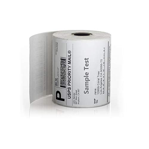 RBHK 20 Rolls 4x6 Direct Thermal Labels for Zebra Printer, 250 Blank