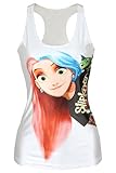 Pink Wind Womens Skeleton Skull Digital Printed Sleeveless T Shirt Vest Tank Tops (One Size, Marilyn Monroe)