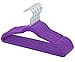 Kids Velvet Hangers Non Slip Space Saver - Purple/Violet - 30 Pack
