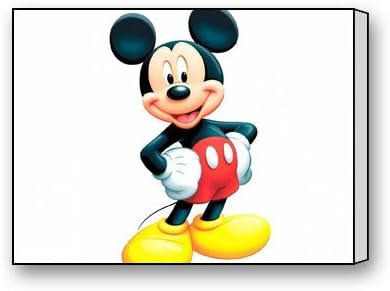 Funnyone Custom Modern Wall Art Decoration for Home Mickey Mouse Canvas Prints