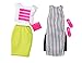 Barbie Fashionista Curvy Dark-Haired Doll with 2 Additional Outfits