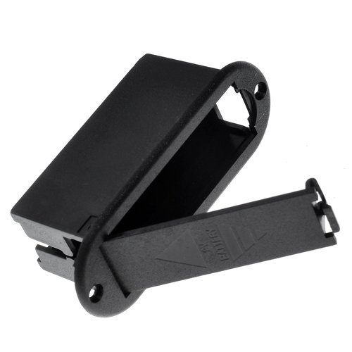 Kmise A1102 1 Pack 9v Battery Holder Case for Active Guitar Bass Pickup No Metal Contact