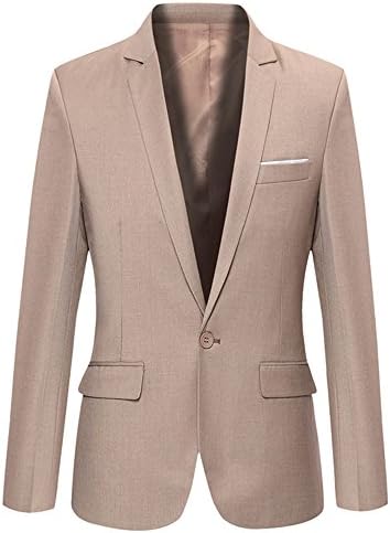 TBB Men's Fashion Suits Slim Fit Lapel One Button Tuxedos Blazer Wedding