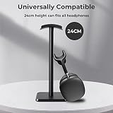 Alyvisun Headphone Stand Weighted Base Taller Height Headset Desk Hook Holder view 3