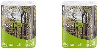 Suma Wholefoods Ltd Ecoleaf 3Ply Kitchen Towel 2 Pac Pack Super Saver S... Pack Of 2