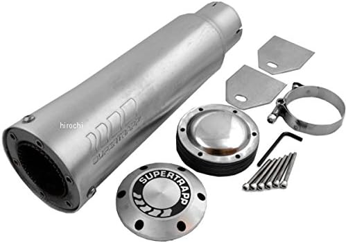 Amazon スーパートラップ Supertrapp 4インチサイレンサー 2 5インチ 64mm 4mcu 2500 422 スリップオン 車 バイク
