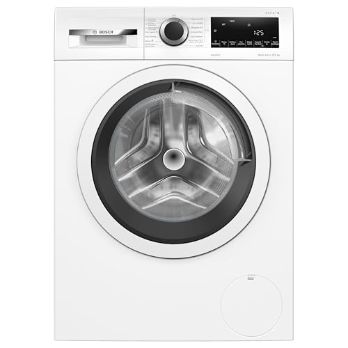 Bosch WNA13470, Serie 4, Waschtrockner, 1-8kg, 8 kg Waschen & 5 kg Trocknen, 1400 UpM, AutoDry optimale Trocknung, Extra leise, Waschen und Trocknen i