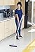 Anoda Rubber Broom Pet Hair Carpet Rake & 59 inch Telescoping Handle- Floor Squeegee Push Broom and Dustpan Set for Dog Hair Clean up. The Microfiber Cleaning Cloth attaches to The Kitchen Broom.