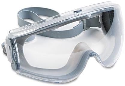 Sperian Protection S3960C Stealth Antifog, Antiscratch, Antistatic Goggles, Clear Lens, Gray Frame