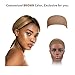 12 Pack Dreamlover Brown Stocking Wig Caps, Skin Tone Color Stretchy Nylon Close End Wig Caps, Each Paper Board Contains 2 Wig Caps (Brown)thumb 3