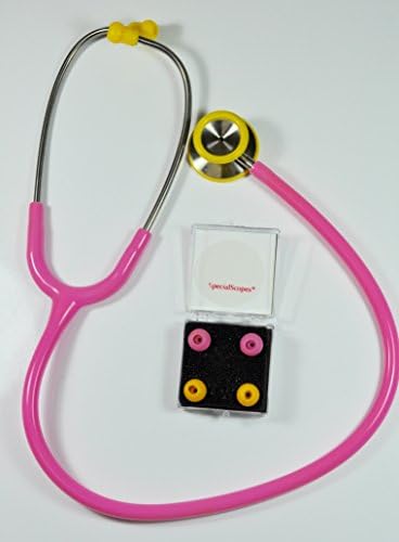 Pink and Yellow Stethoscope KT-120