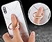 Cell Phone Finger Ring Holder, GREATQIQI Sparkle Diamond Phone Kickstand, 360° Rotation Metal Ring Grip Stand for Phones and Tablets (Rose Gold)
