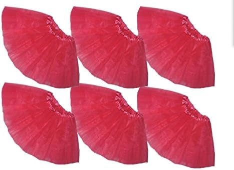 Southern Wrag Company Little Girls' Ballet Tutu 6 PACK Waist 16 -28 LENGTH 10-11 (Hot Pink)