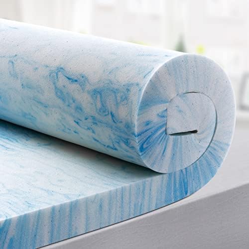 سعر BedStory 4 Inch Memory Foam Mattress Topper King Size, Gel Infused