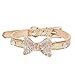Lillypet(TM Bling Rhinestone Pet Cat Dog Bow Tie Collar Necklace Jewelry for Small or Medium Dogs Cats Pets Female Puppies Chihuahua Yorkie Girl Costume Outfits, Light and Adjustble Buckle Golden S