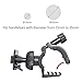 Bicycle Bike Phone Mount Holder, iKross Black Universal Water Resistant Pouch Holster Cover Case with 360 Degrees Rotatable Fits iPhone 7, 7 Plus, 6, 6 Plus Samsung and Android Smartphone Devices