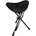 Travel Chair Slacker Tripod Chair for Camping, Lightweight Chair, Adjustable Carry Strap for Easy Transport | Lighter Version of The Original Slacker Stool | Perfect for Outdoor Adventures (Black)
