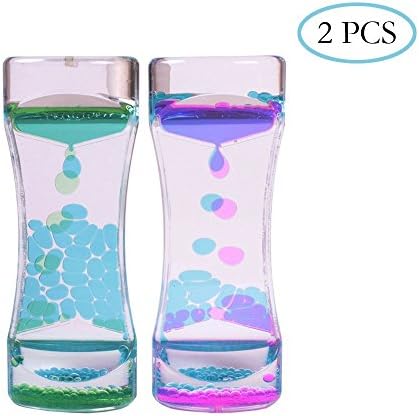 XHBoutique Liquid Motion Bubbler 2 Pack for for Sensory Play, Fidget Toy, Children Activity, Desk Top