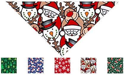 Native Pup Christmas Dog Bandana| 5 Designs| Winter Bandanna Handkerchief