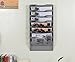 EasyPAG 8 Pocket Mesh Hanging Wall File Organizer, Easily File Managment and Classification, Space Saving Wall Mount Filing Holder for Office Home Classroom, Silver