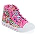 Shopkins High Top Fashion Sneakers Size 13 Zip Up