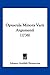 Opuscula Minora Varii Argumenti (1738)
