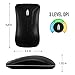 Ultra Thin 2.4GHz Wireless Mouse Rechargeable Silent Click Optical Slim Cordless Mice with USB Receiver 3 Adjustable DPI 4 Buttons for Laptop PC Computer Mac Macbook (Black)thumb 4