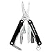 LEATHERMAN, Squirt ES4 Keychain Multitool with Spring-Action Scissors and Wire Strippers, Built in the USA, Black