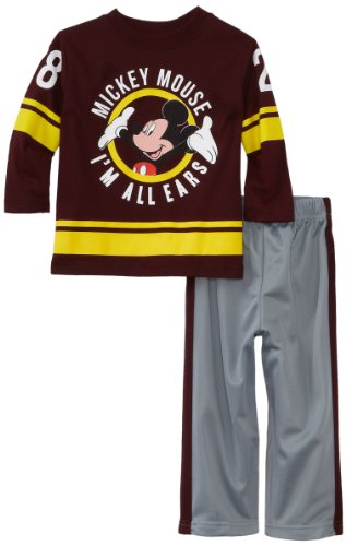 Disney Little Boys' Toddler Two-Piece Mickey Mouse Im All Ears Pant Set