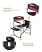 KingCamp Heavy Duty Camping Folding Director Chair Oversize Padded Seat with Side Table and Storage Bag, Supports 396 lbsthumb 4