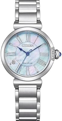 Orologio analogico al quarzo da donna con cinturino in acciaio inox EM1060-87N, argento, misura unica, Bracciale