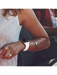 Kaome Compatible con Apple Watch Band 1.496 in, 1.575 in, 1.732 in, 1.654 in, correa suave deportiva para iWatch Series 4, Series 3, Series 2 y Series 1