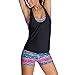 HAOMEILI Women’s Tribal Printed Tankini With Boyshort 3 Pieces Set