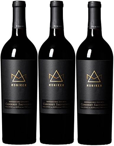 Moniker Estates Mendocino County Cabernet Sauvignon Pack, 3 x 750 mL