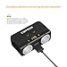 Cateck 1 to 2 Sockets Cigarette Lighter Splitter, Dual USB Car Charger Adapter with Voltage Display Compatible for iPhone7 7s iPad Mini Samsung Galaxy, 12-24V Voltage, Suitable for Various Cars