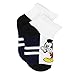 Disney Mickey Mouse Little Boys 6 pack Socks (4-6 Toddler (Shoe: 7-10, Mickey White Quarter)