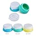 Mudder Silicone Cosmetic Containers Cream Jar with Sealed Lids, 3 Pieces (10 ml)