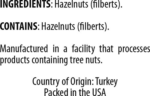 Whole Raw Shelled Hazelnuts 24 oz 1.5 LB (Non-GMO, Unsalted) - Thumbnail 4