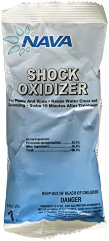 Nava Chemicals 652129061 Non-Chlorine Shock Oxidizer, Pack of 6 1-Pound Bags