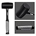 Goplus 5-Piece Hammer Set, 16/32 OZ Ball Pein Hammer, Rubber Mallet, Sledge Hammer, Cross Pein Hammer, Blacksmith Forge Tool w/Non-slip Handle for Metal Rivet, Chisel, Punch Peins Heavy Duty Hammers