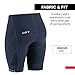 Louis Garneau Men’s Optimum Bike Shorts, Padded and Breathable, Dark Night, XX-Largethumb 3