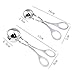 IMEIJU 2 PCS None-Stick, Stainless Steel Meat Baller, Cake Pop Meatball Maker Ice Tongs, Cookie Dough Scoop for Kitchen. (1.78