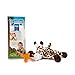 CuddlesMeÂ® New Silicone Baby Pacifier Orange with Detachable Plush Giraffe