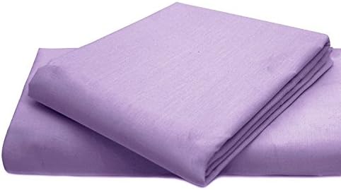 Glamptex Essentials BED SHEETS FITTED SHEETS LUXURY BEDDING SHEETS SINGLE DOUBLE KING SUPER KING (Double, Lilac)
