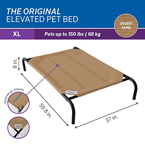 Coolaroo The Original Cooling Elevated Dog Bed, Indoor and Outdoor