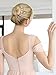 Mariell Handmade Rose Gold Bridal Hair Comb Headpiece with Pearls, Crystals & Hand-Enameled Matte Petals