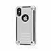 Iphone X Case - Shockproof Anti-explosion Protector TPU+PC Phantom Series 2in1 Hybrid Case (Silver/White)